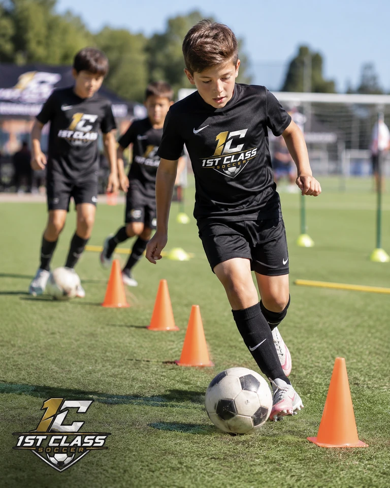 1st Class Preseason soccer session in progress